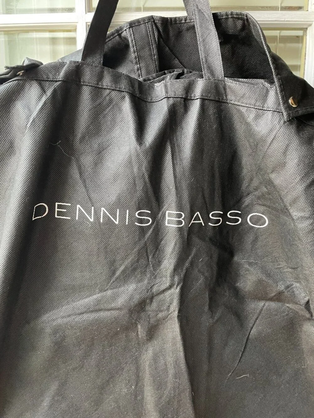 Dennis Basso Black Lightweight Garment/Travel Bag